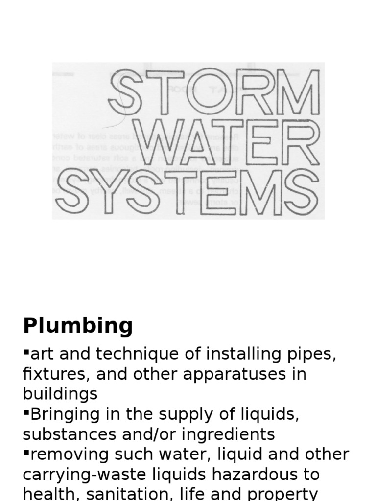 Drainage System Overview and Design | PDF | Sanitary Sewer | Plumbing
