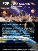 Sains (Alam Semesta & Alam Semesta Sebagai Anugerah Tuhan)