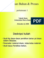 Pemilihan Bahan Dan Proses