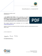 Carta de Autorización