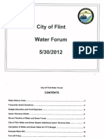 City of Flint Water Forum