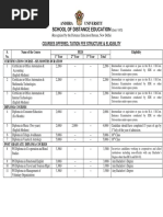 Au Sde Courses List