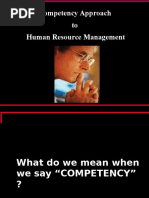 Competency Approach To HRM