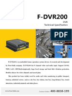 F-dvr200 Dvr Technical Specification