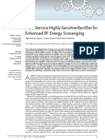 Multi-ServiceHighlySensitiveRectifierfor Enhanced RF Energy Scavenging