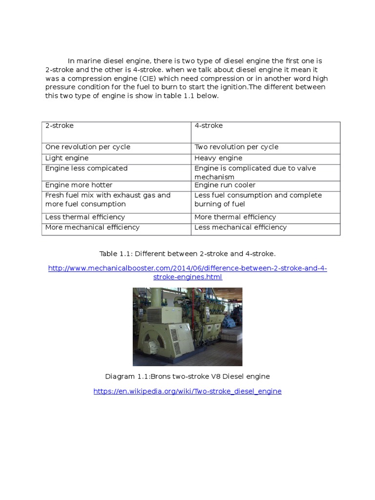 Marine Diesel Engine Types and Startup | PDF | Diesel Engine | Steam Engine