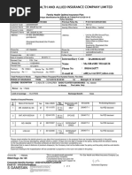 Health Insurance Policy | PDF | Identity Document | Insurance Policy