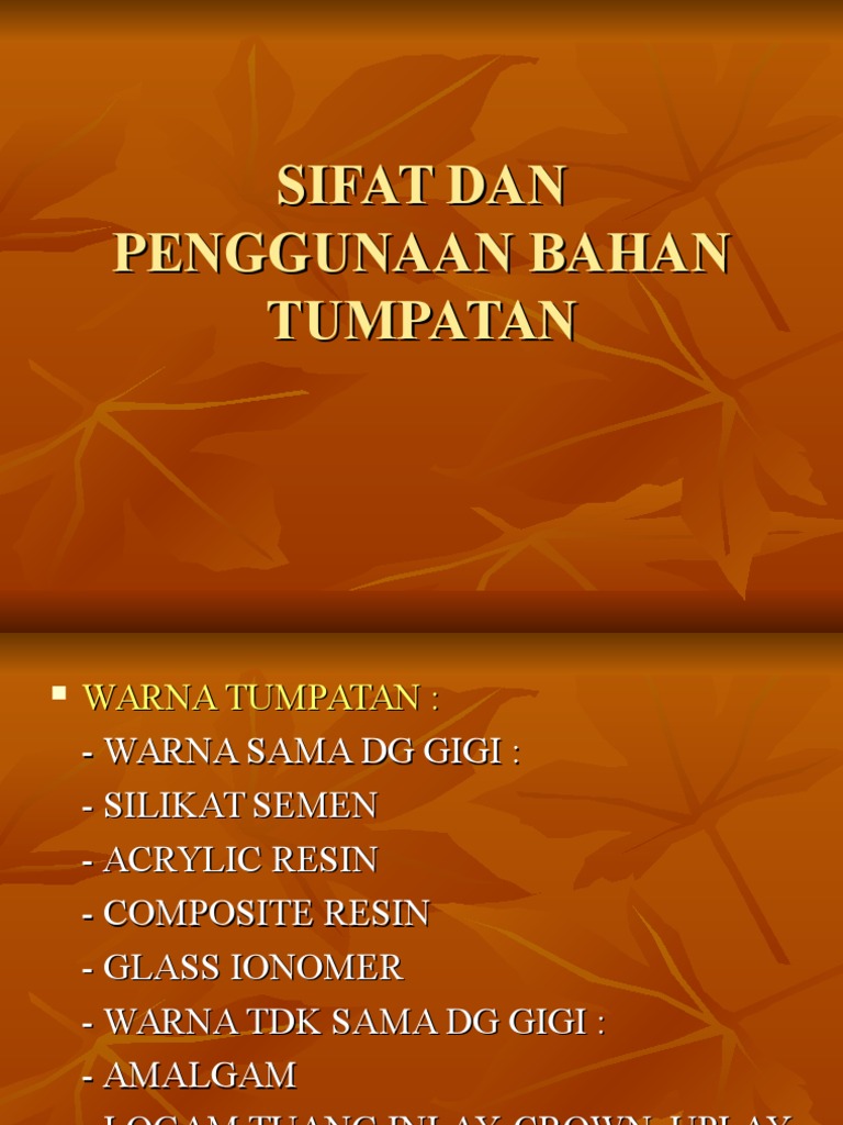 Bahan Tumpatan | PDF
