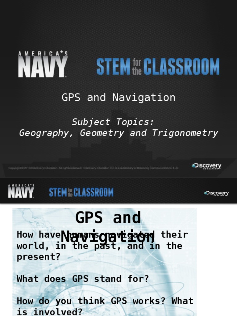 GPS Navigation for Students | PDF | Longitude | Latitude