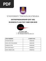 Yume SDN BHD - Sample Business Plan