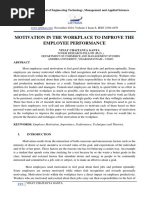 Workplace Motivation Strategies Explained | PDF | Motivation | Motivational
