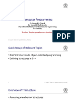 CS101x S435 Simple Operations On Structures IIT Bombay PDF