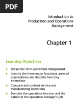 Introduction To Operations Management-Ch 1 (Stevenson)