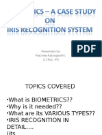 Iris Recognition Ppt