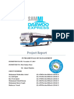 Daewoo Express Project Report PDF