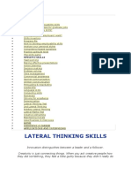 SKILLS Lateral Thinking Test