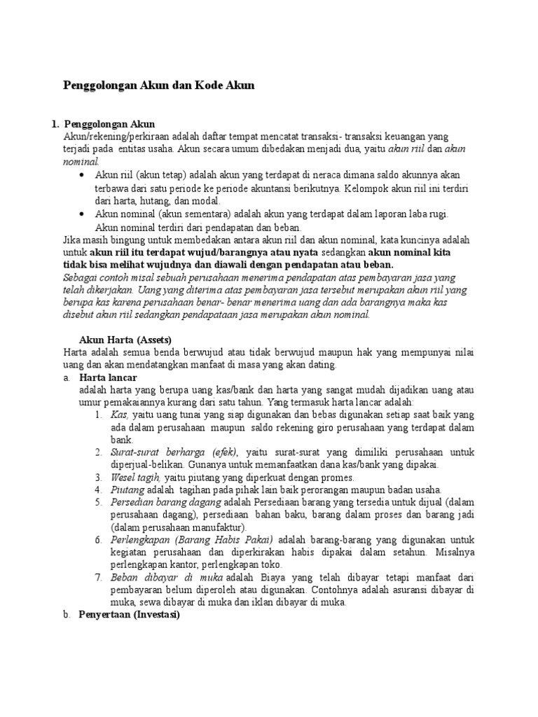 Penulisan Kode Akun yang Tepat | PDF | Pengelolaan Keuangan & Uang