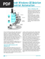 Advantech Windows CE Solution For Industrial Automation