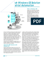 Advantech Windows CE Solution For Industrial Automation