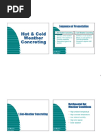 Lecture 10-Hot & Cold Weather Concreting