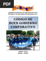 Codigo de Buen Gobierno Corporativo SEDAPAR SRL 2016