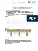 Ejercicios de Química Cinetica