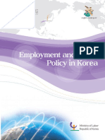 Employment and Labor Policy in Korea: Government Publication Registration No. 1 1 - 1 4 9 0 0 0 0 - 0 0 0 3 4 1 - 1 0