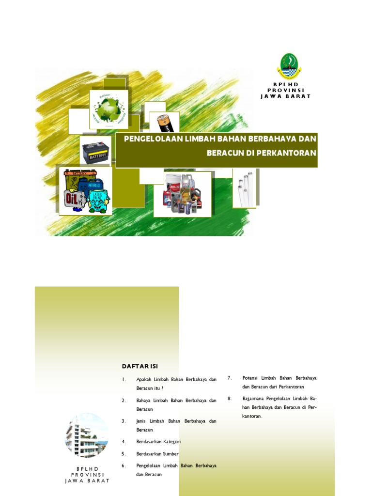 Booklet Pengelolaan Limbah  B3 di Perkantoran  pdf