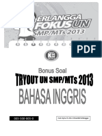 Soal Tryout B.inggris