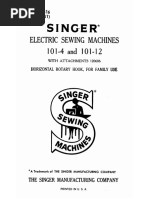 Singer 101 Owner's Manual PDF