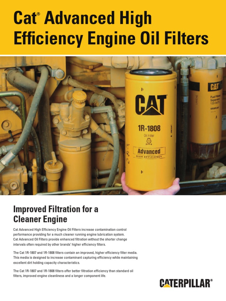 CAT Filters Motor Oil Filtration Free 30day Trial Scribd