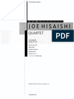 Joe Hisaishi - Quartet - Full Score