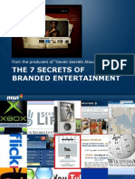 Seven Secrets of Branded Entertainment
