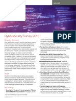 Fortinet Cybersecurity Survey Report 2016