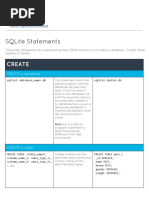 SQL Sqlite Commands Cheat Sheet