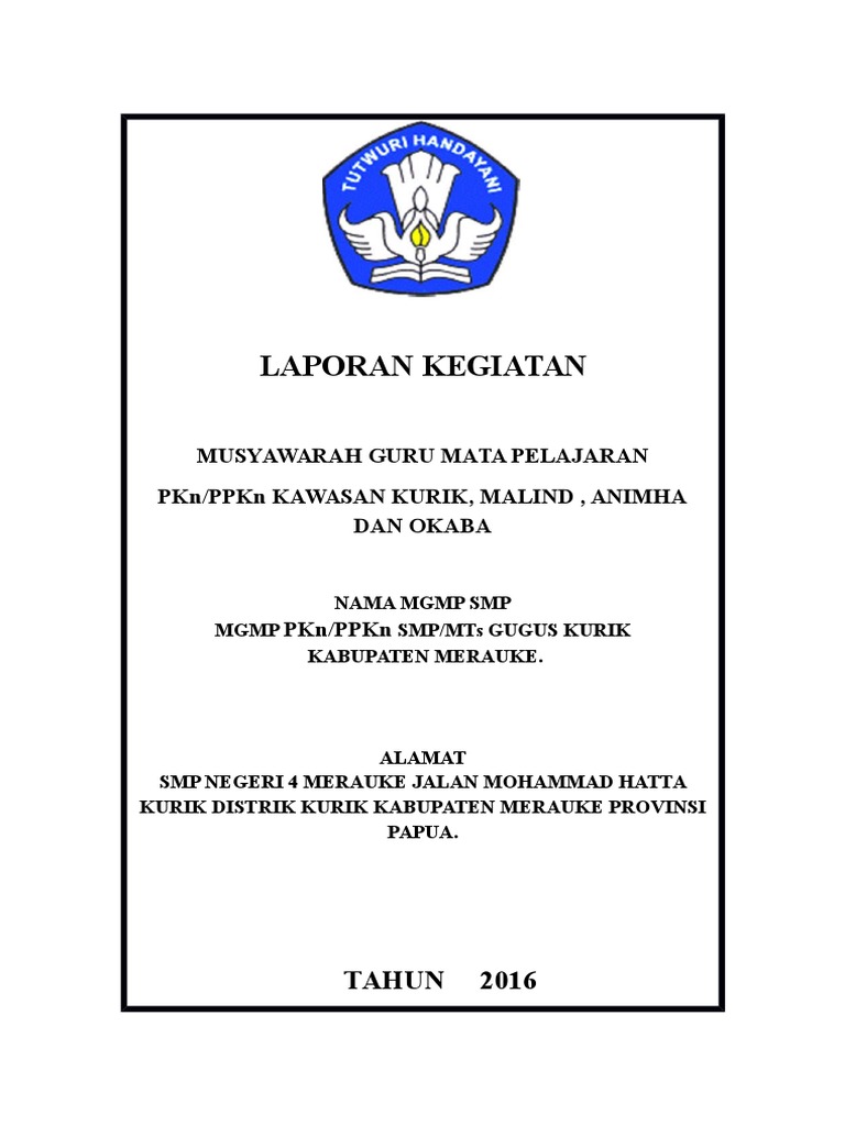 Kaver Laporan Mgmp Ppkn