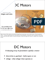DC Motors: Come in All Shapes and Sizes