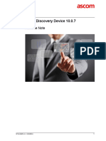 TEMS Discovery Device 10.0.7: Release Note