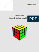 3x3x3 Rubik's Cube Fridrich Modified (English)