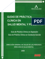 Guías de Práctica Clínica en Salud Mental y Psiquiatría