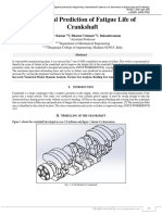 Numerical Prediction of Fatigue Life of Crankshaft