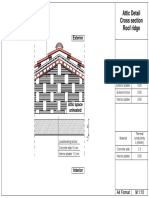 Attic Detail Roof Ridge M1-10 A4 Format