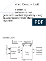 Hardwired Control Unit