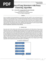 Segmentation Of Lung Structures With Fuzzy Clustering Algorithm