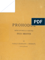 Ms 2824 Prohodul Ciureanu Bodesti Chisinau 1935