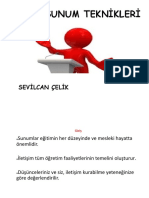 Etki̇li̇ Sunum Tekni̇kleri̇ PDF