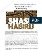 Shasu or Habiru - Biblical Archaeological Review 34