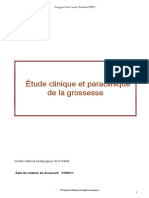 Etude Clinique Et Paraclinique de La Grossesse