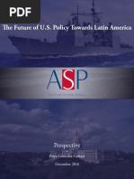 The Future of US Policy Towards Latin America