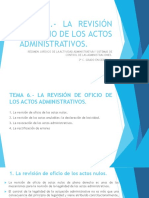 Esquemas Tema VI Revisión de Oficio - Grupo C PDF
